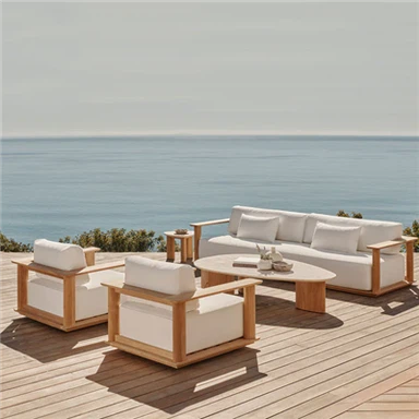 5 -местный тик -деревянный диван